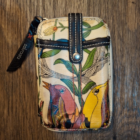 The Sakroots Peace Crossbody Wallet. - Picture 1 of 15